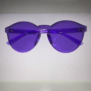 RARE Urban Outfitters rimless purple sunglasses